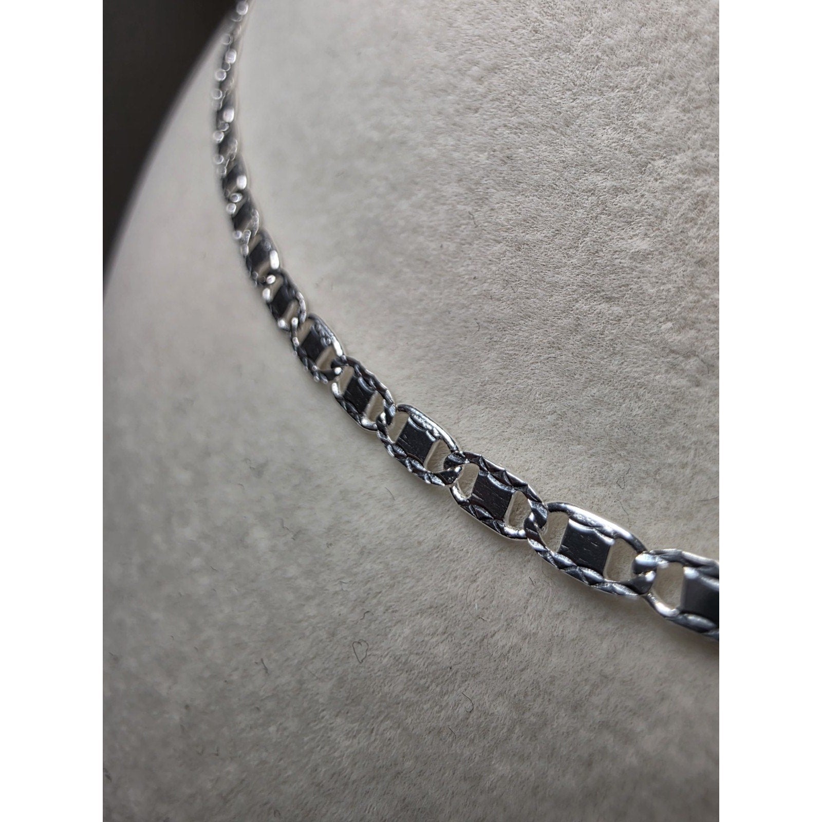22" 3.0mm Diamond Cut Valentino Chain 925 Sterling Silver