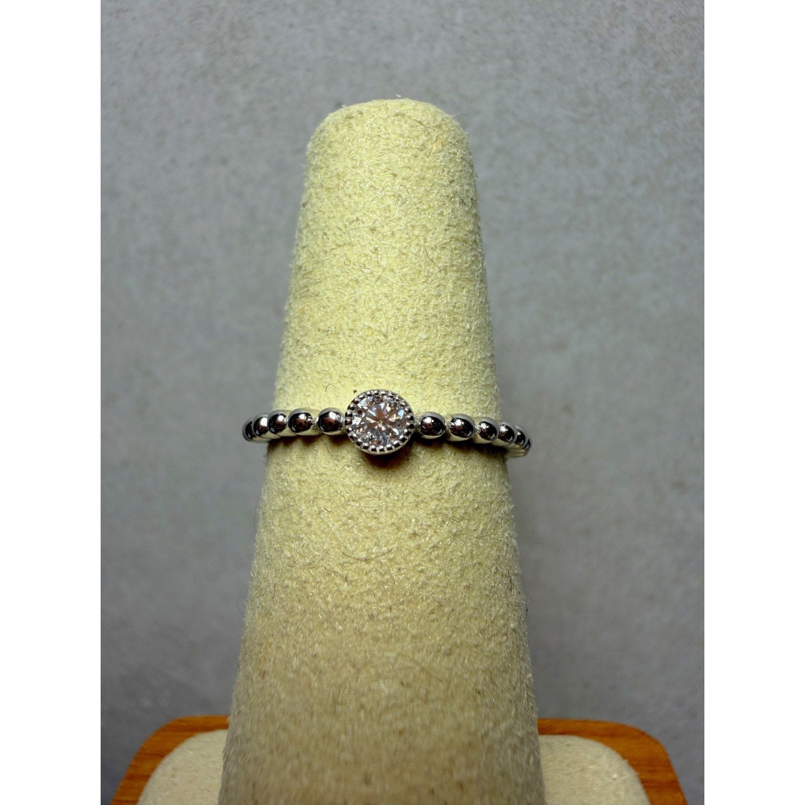 S5 0.1ct Moissanite Halo Half Eternity Band 925 Sterling Silver