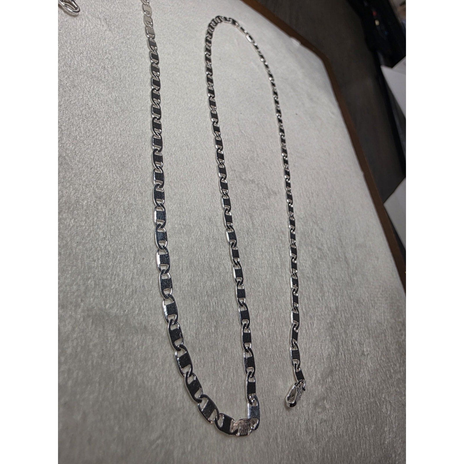 22" 3.0mm Diamond Cut Valentino Chain 925 Sterling Silver