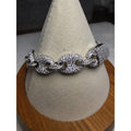 8" 10.8mm Moissanite Puff Mariner Bracelet w/Coffin Lock 925 Sterling Silver