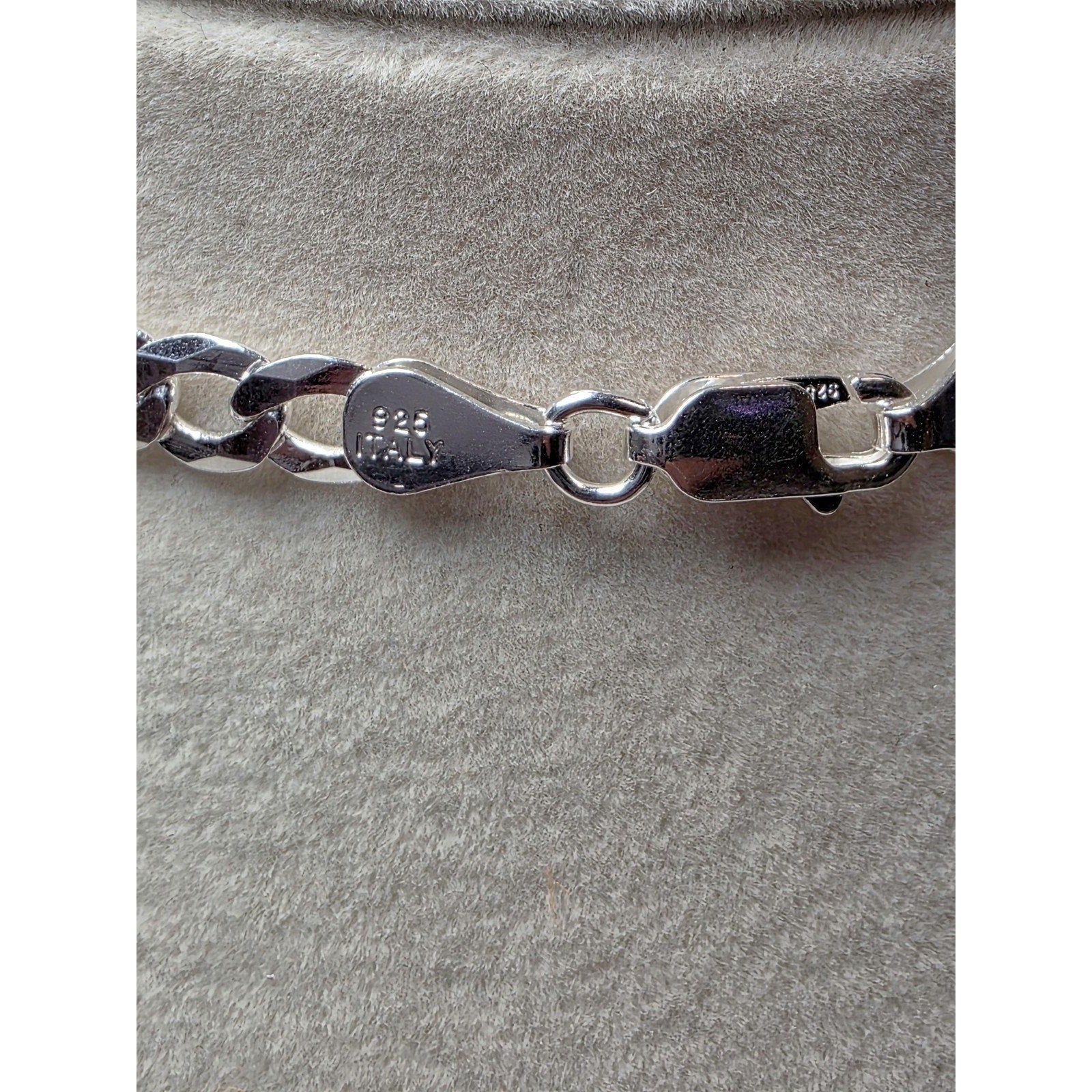 24" 5.2mm 16.47g Cuban Chain Solid 925 Sterling Silver