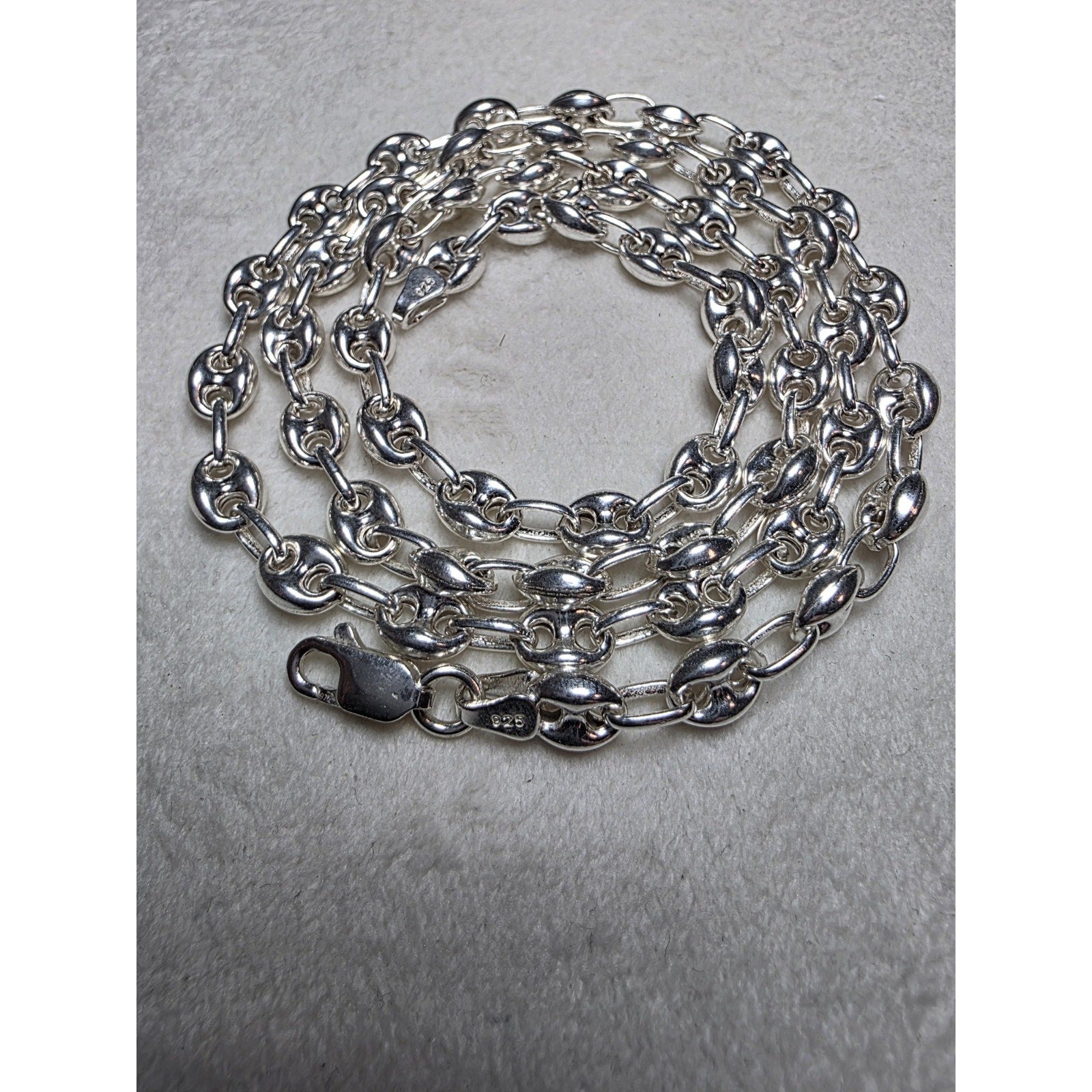 24" 6.1mm 22g Puff Mariner Solid 925 Sterling Silver