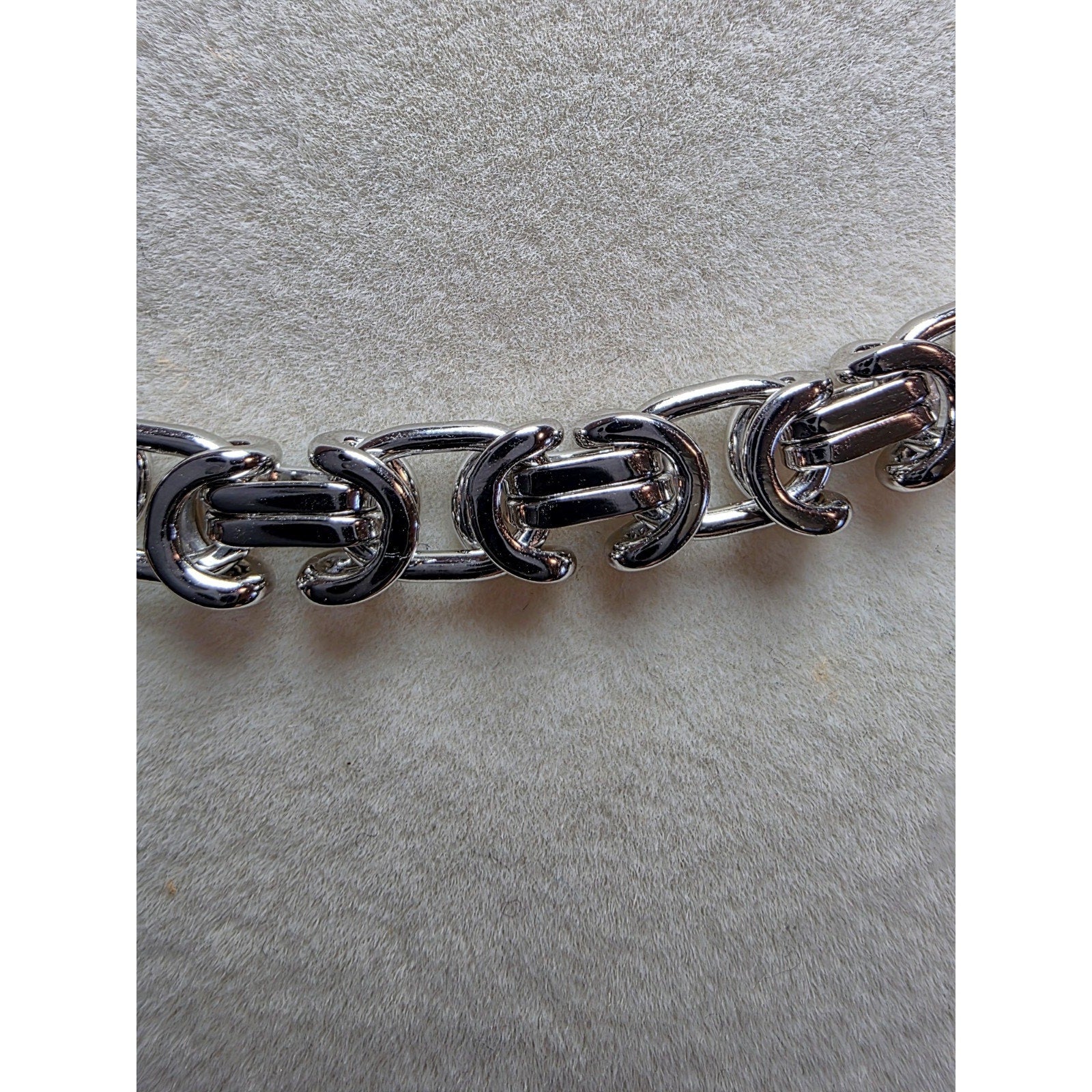 20" 6.1mm 42g Flat Byzantine Chain Solid 925 Sterling Silver