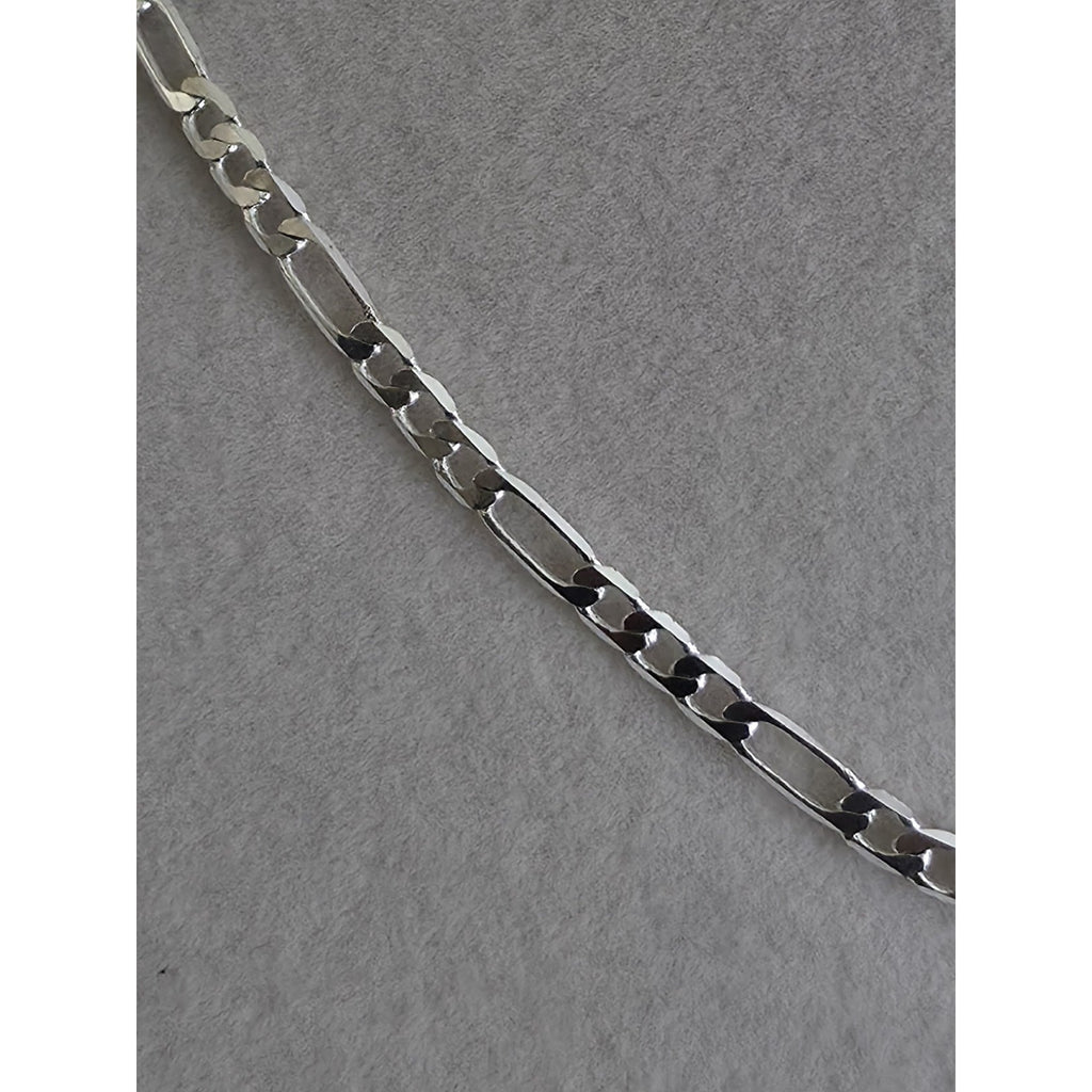 22" Figaro Chain 2.4mm 925 Sterling Silver