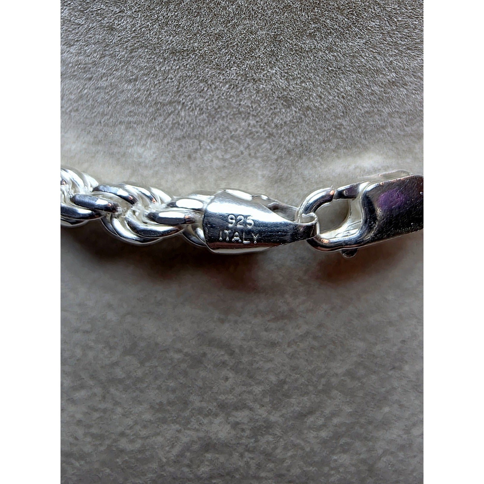 26" 5mm 50g Rope Solid 925 Sterling Silver Stamped