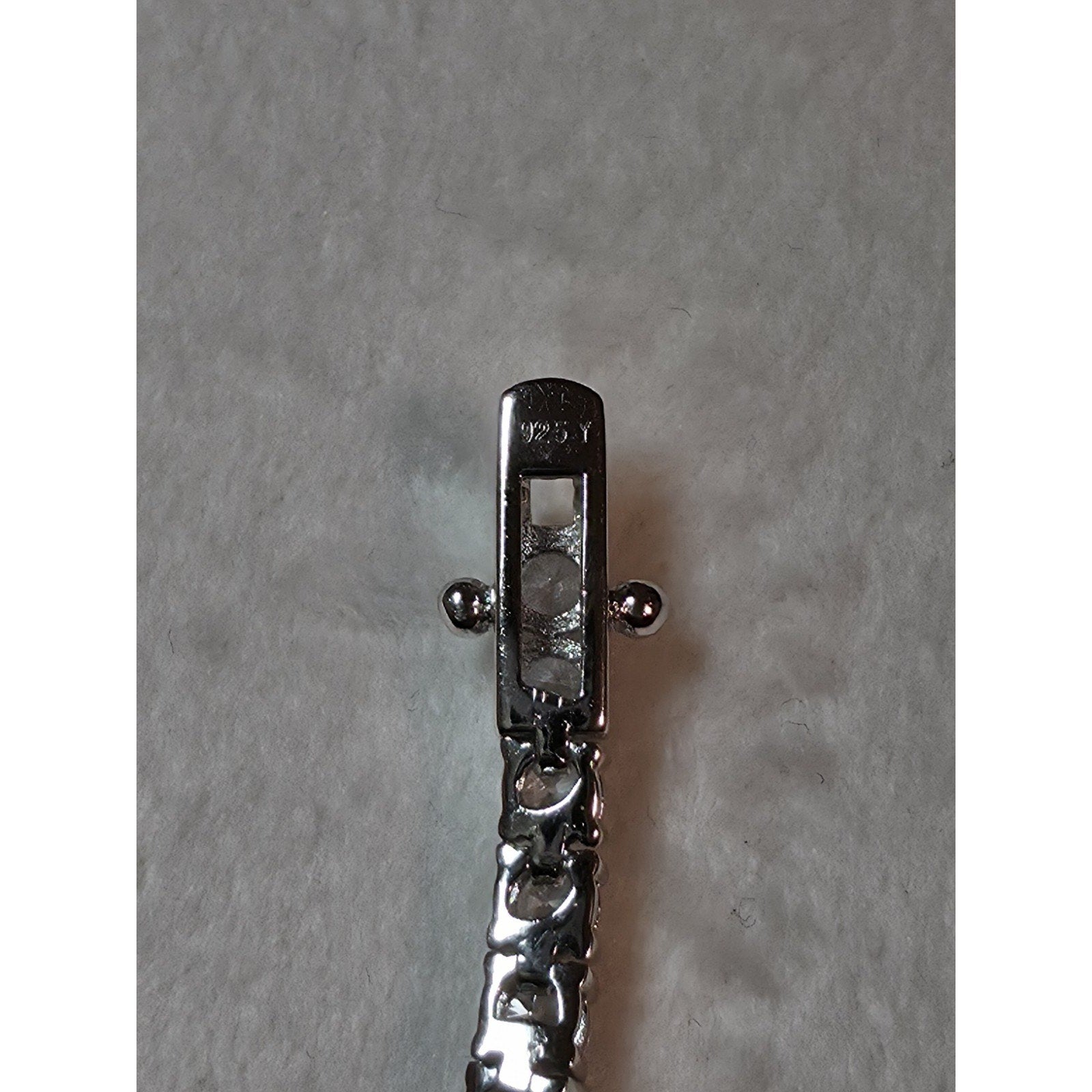 7" 3.5mm Tennis Bracelet w/Box Clasp 925 Sterling Silver