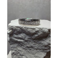 S7 0.25ctw Diamond Half Eternity Ring 925 Sterling Silver Lab Created