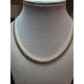 18" Franco 3.0mm Chain Gold Over 925 Sterling Silver 8.76g