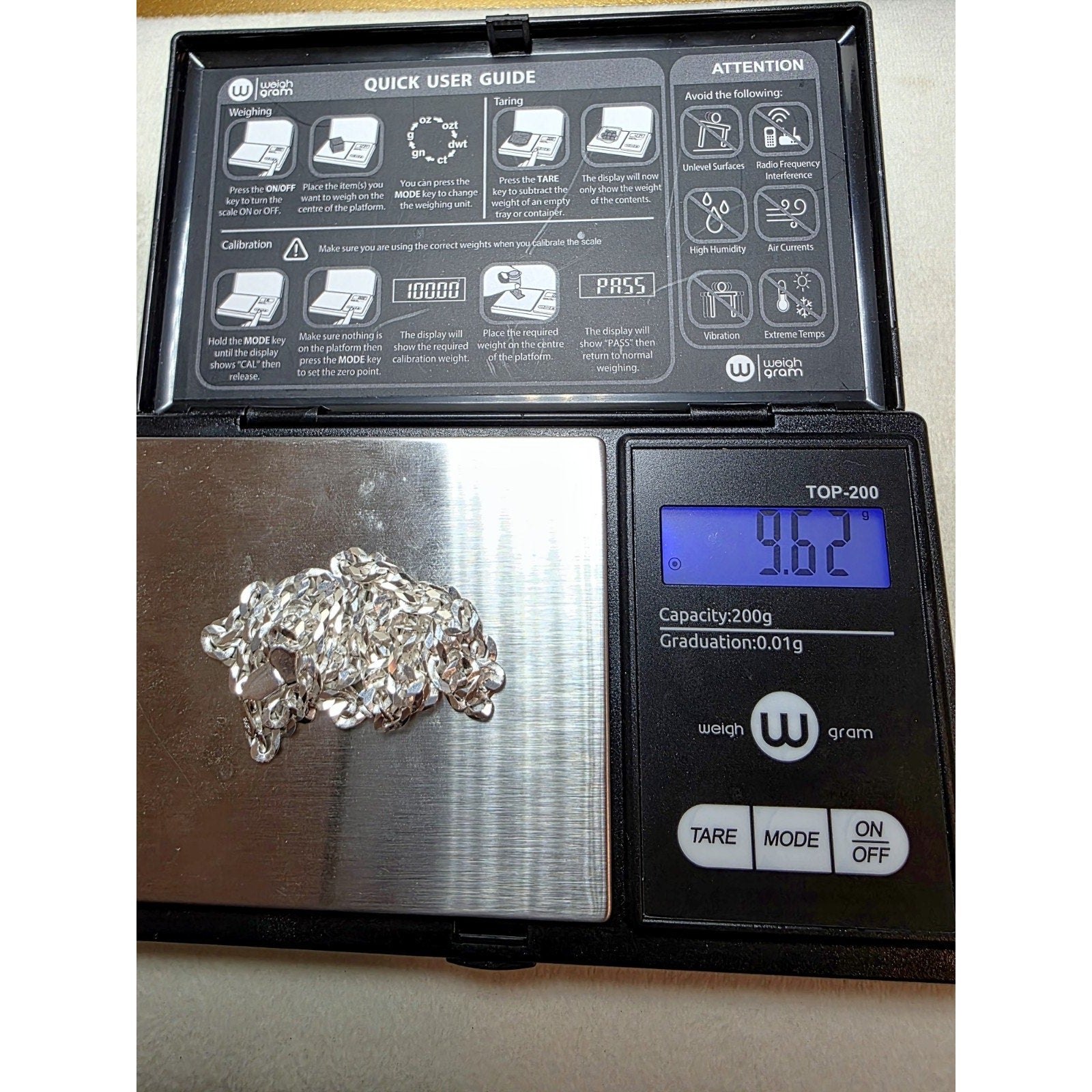 22" 4mm Cuban Curb 925 Sterling Silver 9.62g