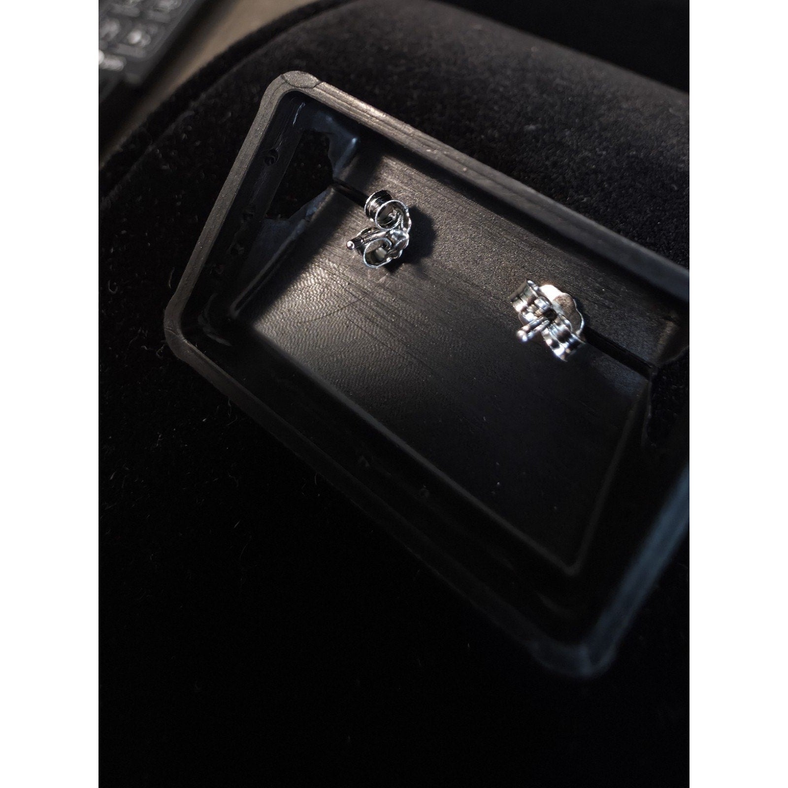 2.9mm Moissanite Stud Earrings 925 Silver Prong Setting w/Butterfly Closure
