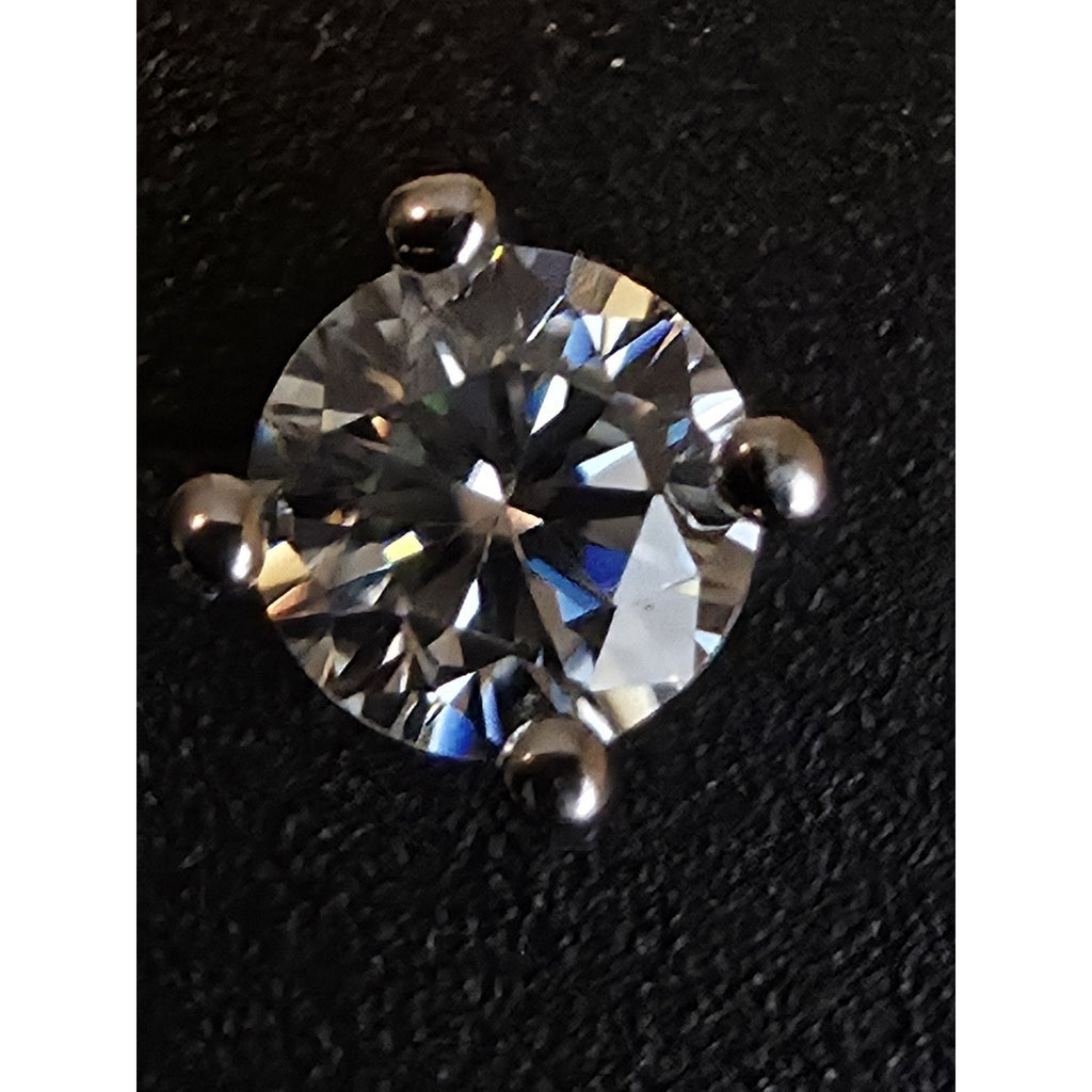 2.9mm Moissanite Stud Earrings 925 Silver Prong Setting w/Butterfly Closure