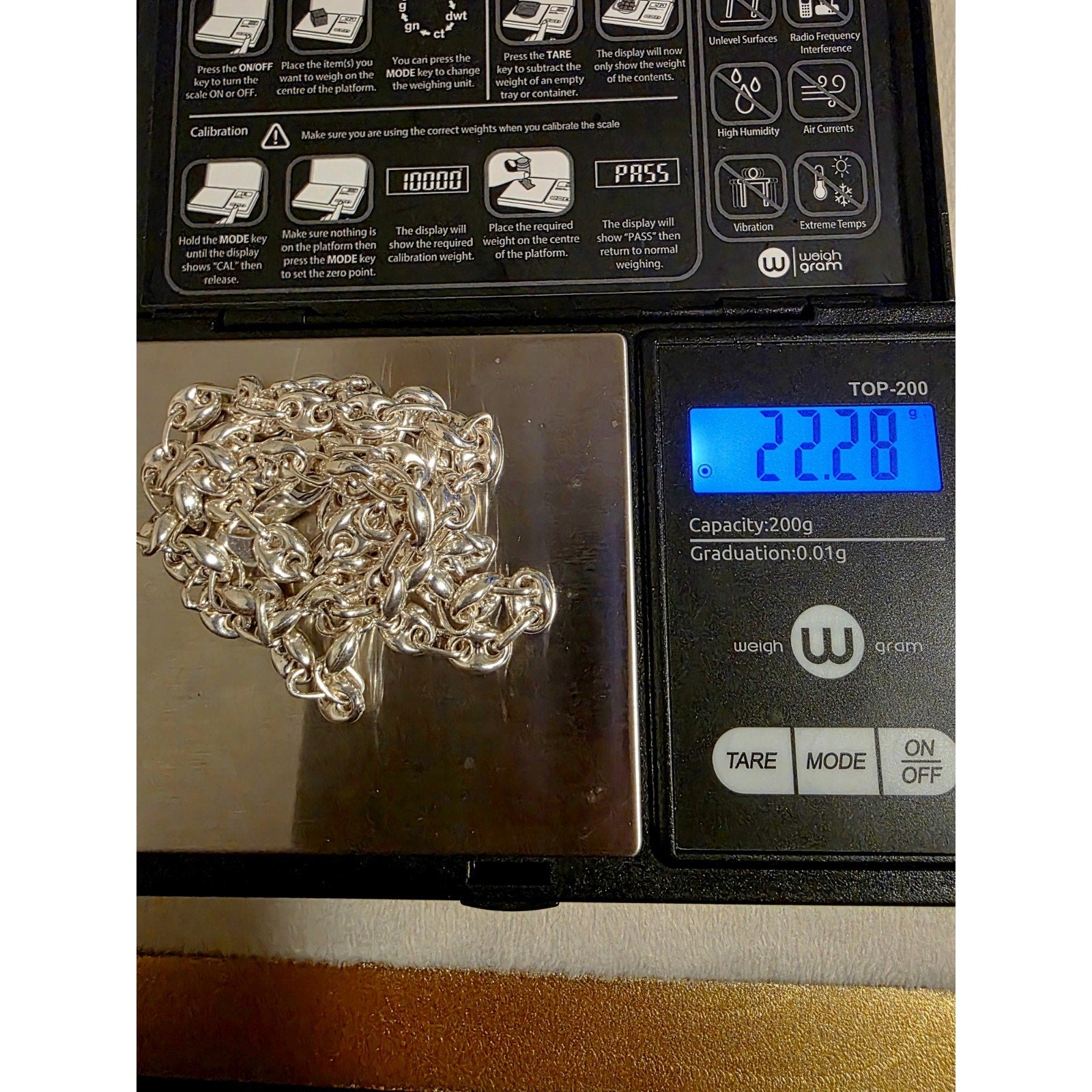 24" 6.1mm 22g Puff Mariner Solid 925 Sterling Silver