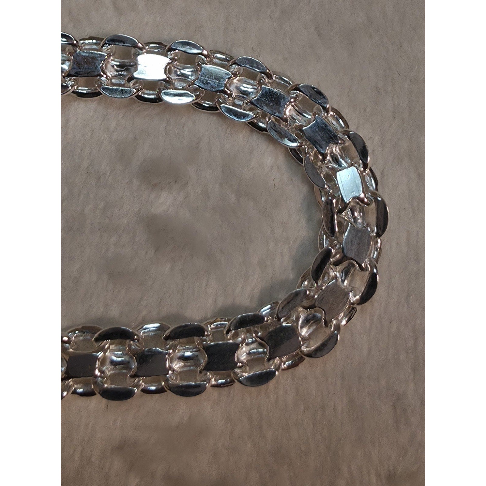 7.5" 5.1mm 7.13g Bizmark Bracelet 925 Sterling Silver