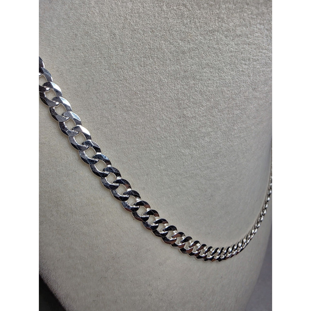 24" 5.2mm 16.47g Cuban Chain Solid 925 Sterling Silver