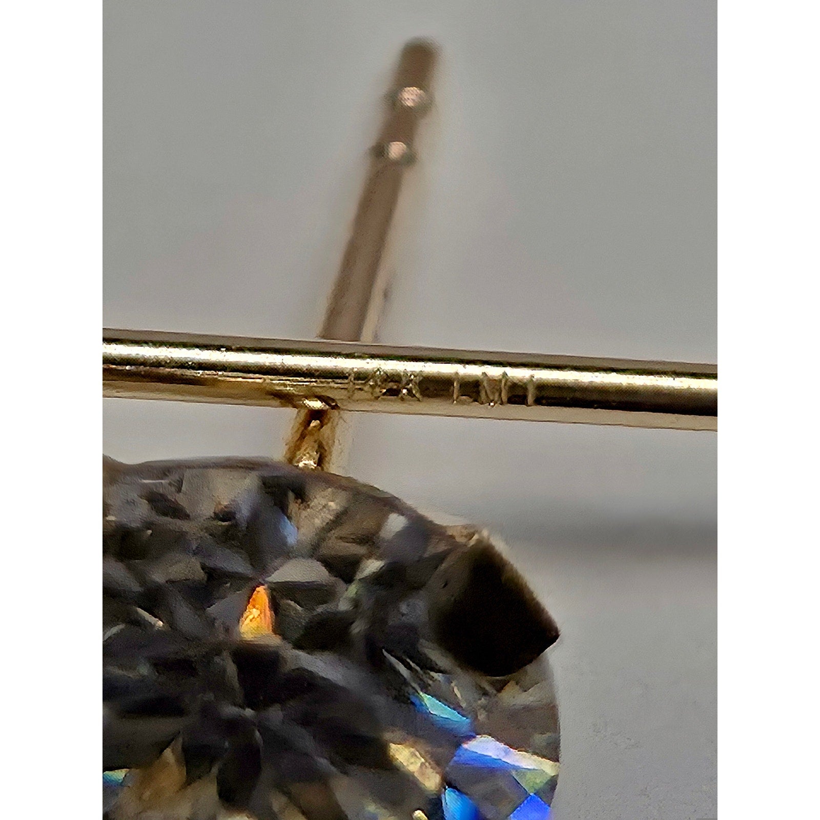 14k Solid Gold 5mm 0.90ctw Moissanite Stud Earrings w/GRA
