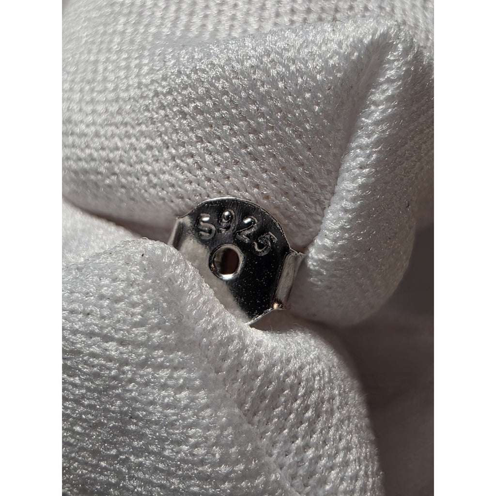1.6CTW 6mm Round Moissanite Stud Earrings 925 Sterling Silver Prong Butterfly