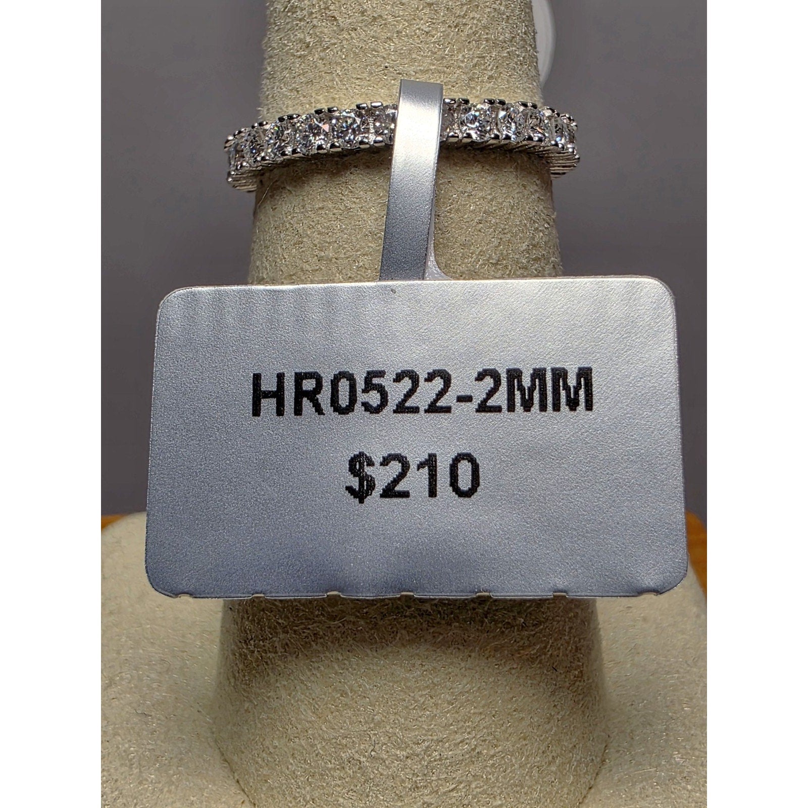 S6 1.01ctw Moissanite Eternity Band 925 Sterling Silver