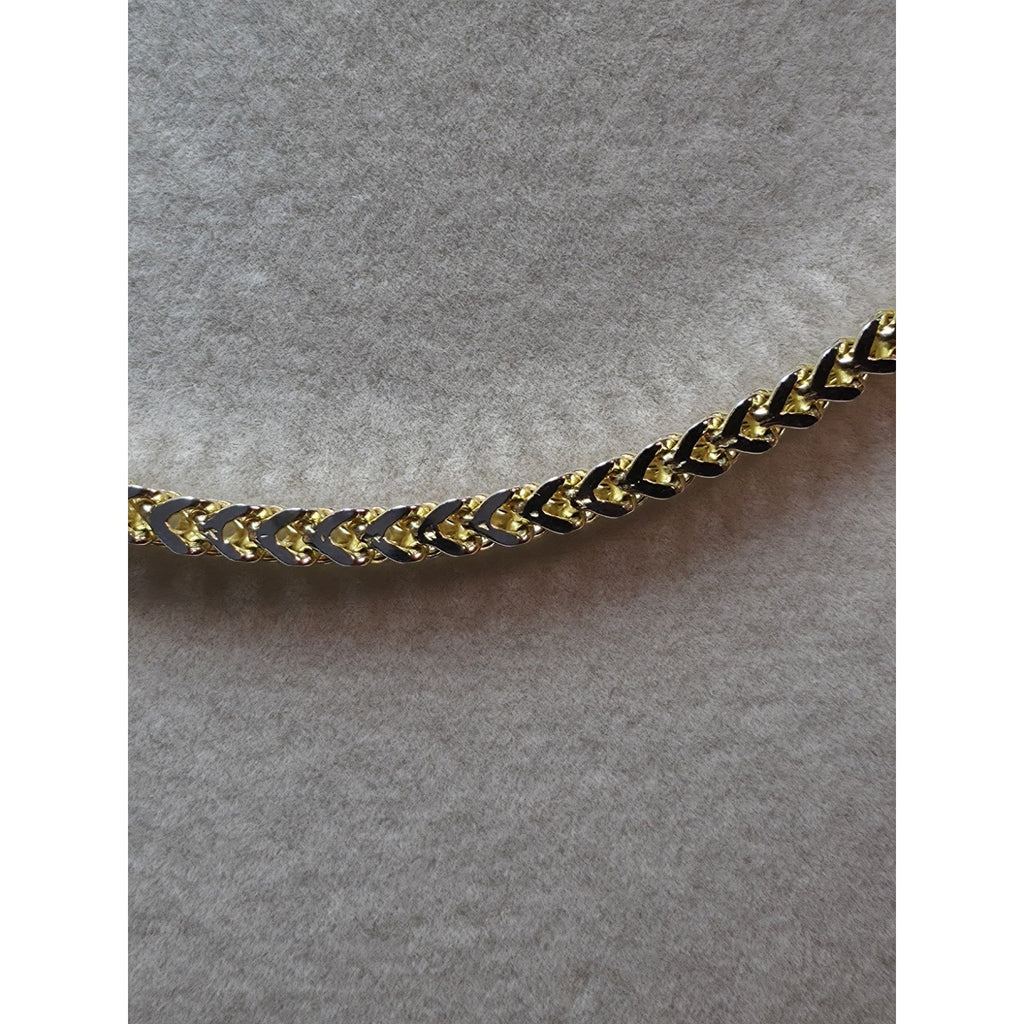 18" Franco 3.0mm Chain Gold Over 925 Sterling Silver 8.76g