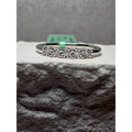 S8 0.10ctw Diamond Half Eternity Band 925 Sterling Silver Lab Created