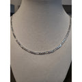 22" 3.9mm Figaro Chain 7.0g 925 Sterling Silver