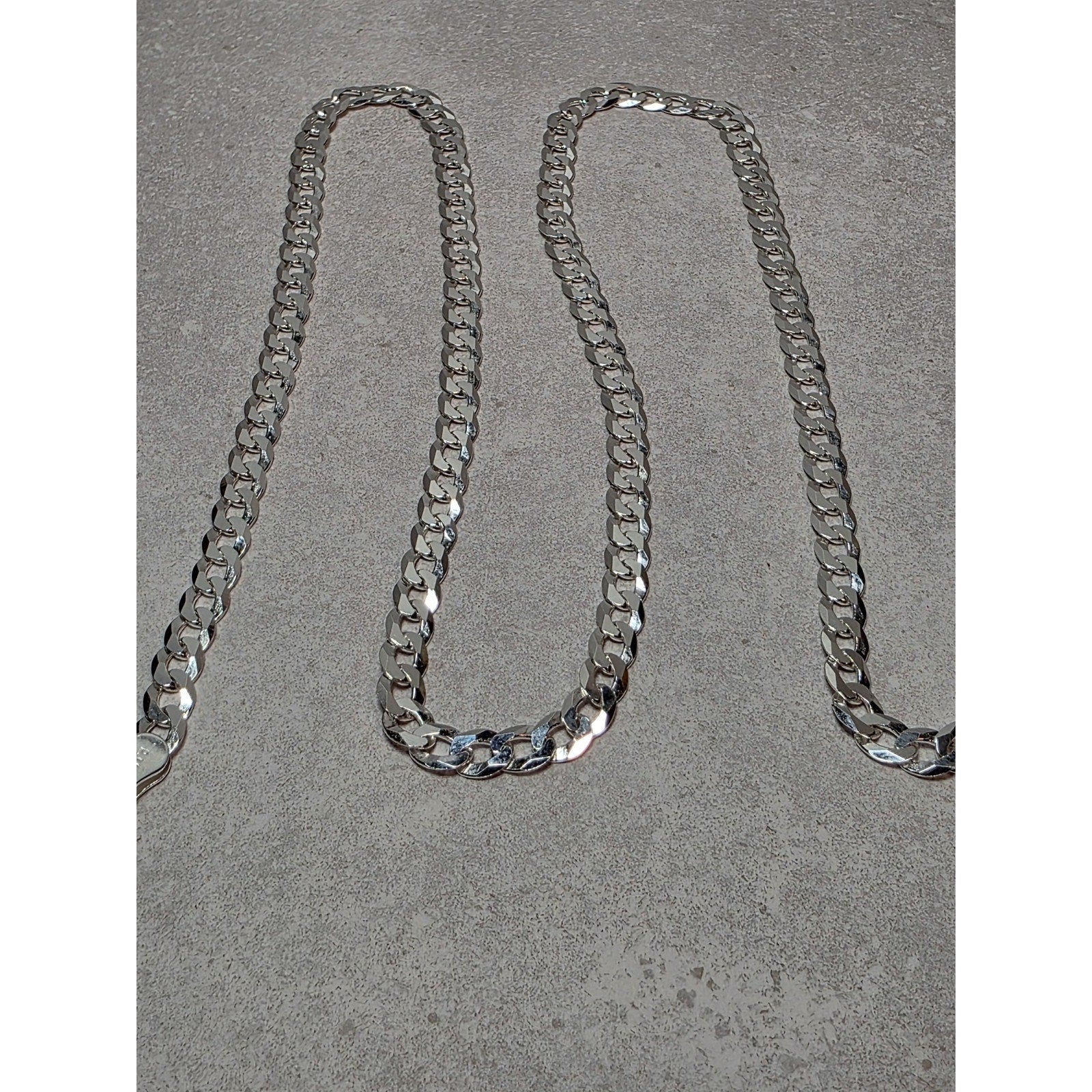 24" 5.2mm 16.47g Cuban Chain Solid 925 Sterling Silver