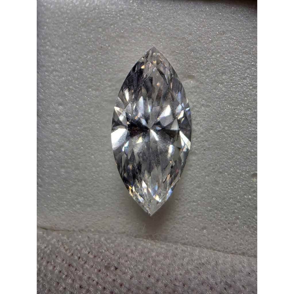 1.0ct Marquise Brilliant Cut Lab Diamond CVD IGI Certified Color:E Clarity: VS1