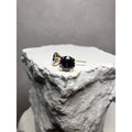 14k Solid Gold 5mm Genuine Mystic Topaz Studs w/Silicon Back