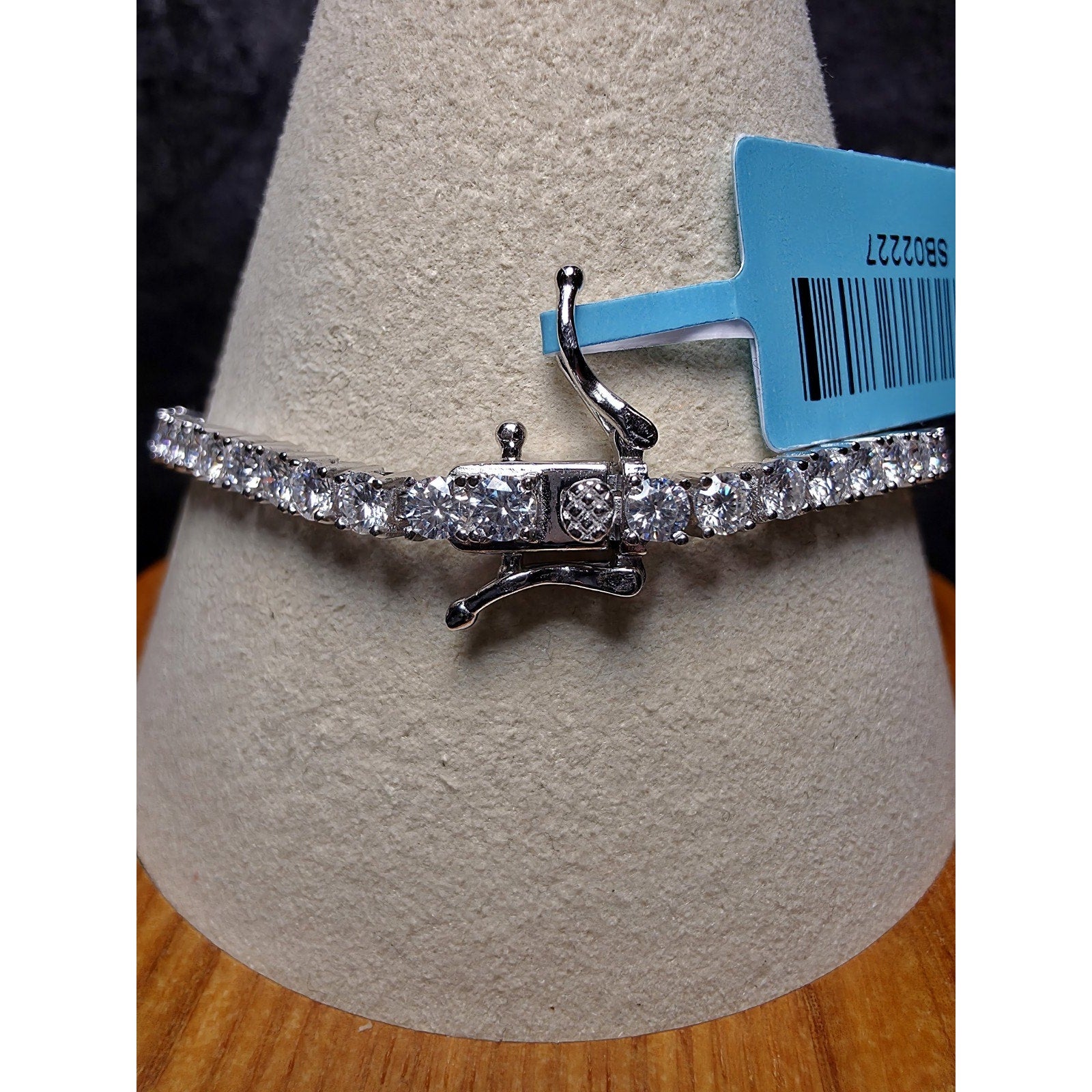 8" 3mm 5.68 Ctw Moissanite Tennis Bracelet 925 Sterling Silver W/GRA