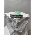 S7 0.10ctw Diamond Half Eternity Ring 925 Sterling Silver Lab Created