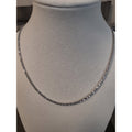 22" Twisted Rock Chain 2.3mm 925 Sterling Silver 6.27g