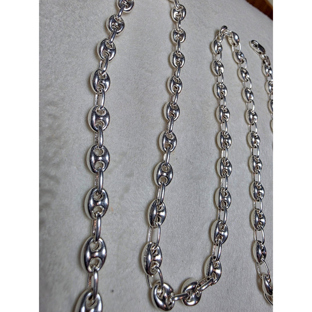 24" 6.1mm 22g Puff Mariner Solid 925 Sterling Silver