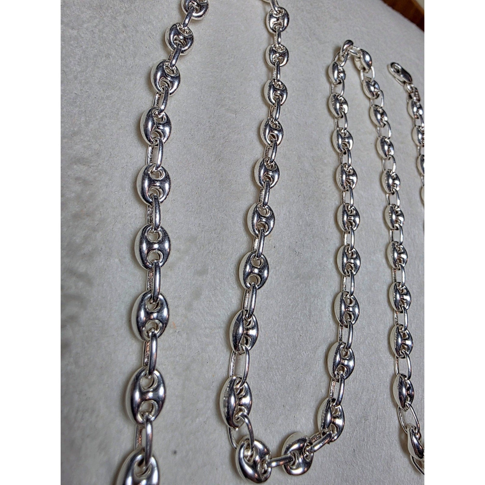 24" 6.1mm 22g Puff Mariner Solid 925 Sterling Silver