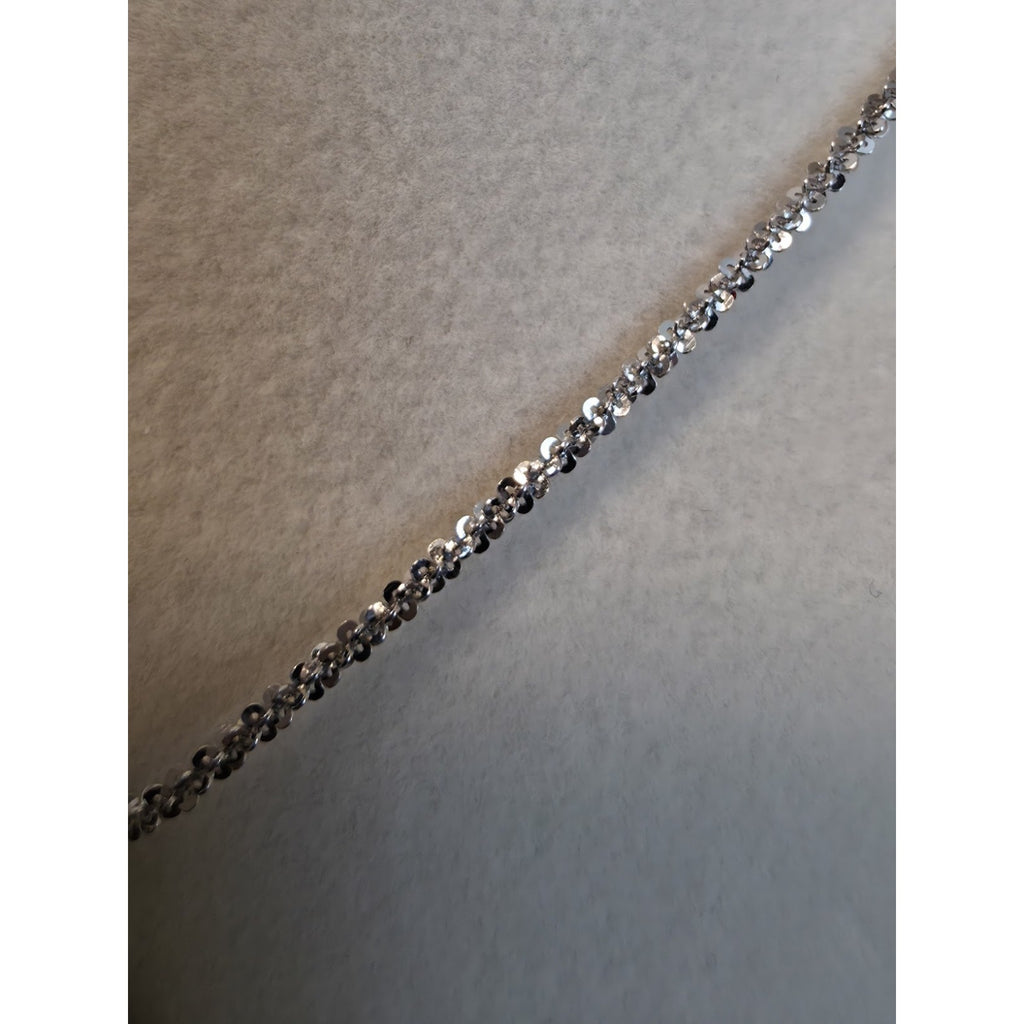 22" Twisted Rock w/Hamsa Moissanite Pendant 1.6mm 925 Silver