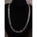 24" 6.3mm 925 Sterling Silver Flat Mariner Chain 25.90g