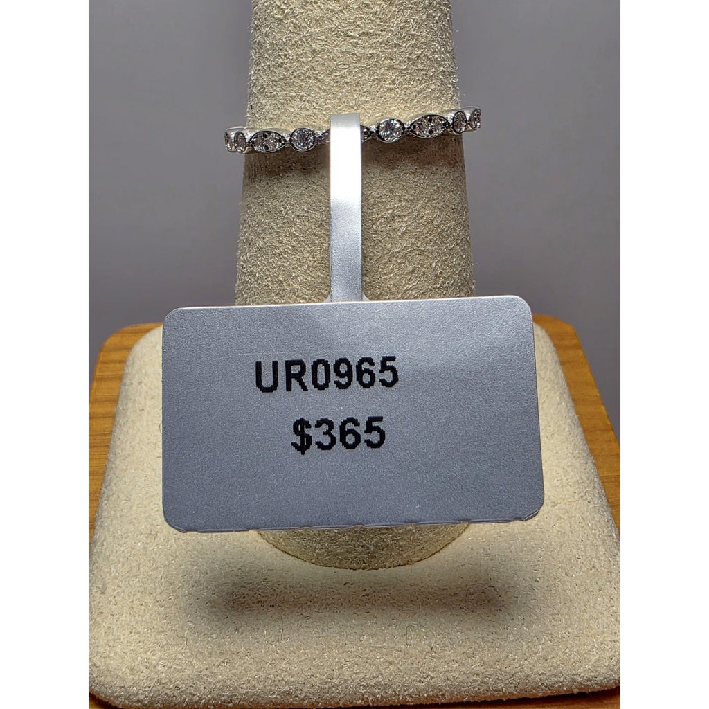 S7 2.74ct Moissanite eternity stackable ring 925 Sterling Silver