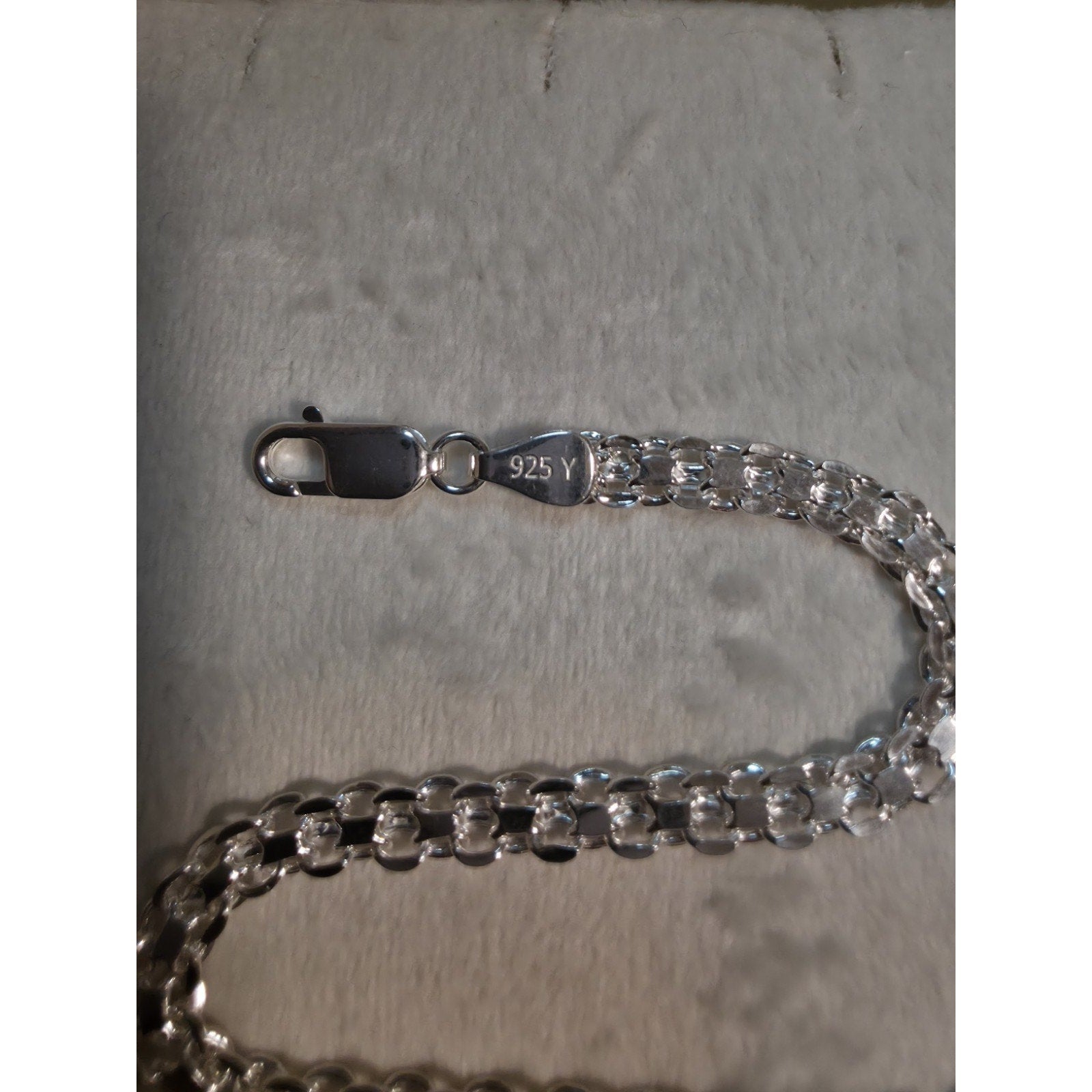 7.5" 5.1mm 7.13g Bizmark Bracelet 925 Sterling Silver
