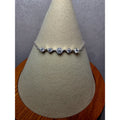 6.5-8.5" 4mm 0.3ctw VVSD Moissanite Braclet 925 Sterling Silver